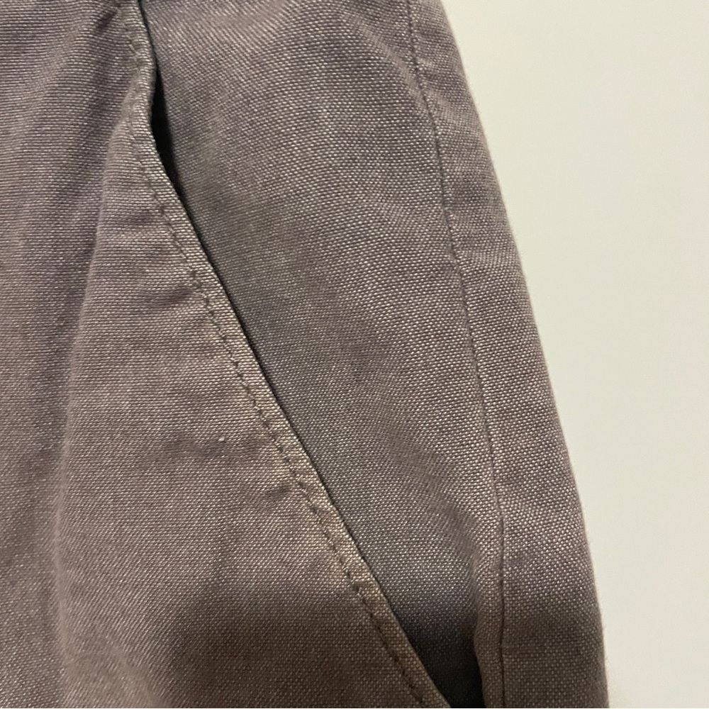Vans Men’s Chino Shorts Gray Size 36 Flat Front Casual Skate Style - Picture 9 of 9